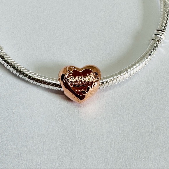 Pandora rose gold openwork family tree heart charm, charms for pandora bracelets - Picture 2 of 8
